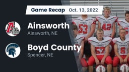 Recap: Ainsworth  vs. Boyd County 2022