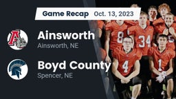 Recap: Ainsworth  vs. Boyd County 2023