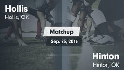 Matchup: Hollis vs. Hinton  2016