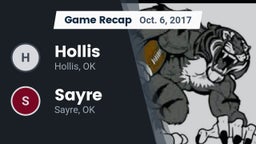 Recap: Hollis  vs. Sayre  2017