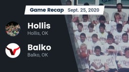 Recap: Hollis  vs. Balko  2020