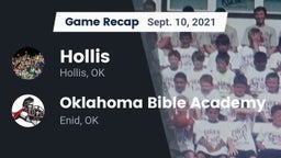 Recap: Hollis  vs. Oklahoma Bible Academy 2021