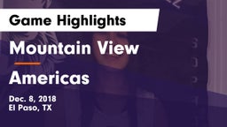 Mountain View  vs Americas  Game Highlights - Dec. 8, 2018