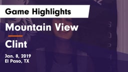 Mountain View  vs Clint  Game Highlights - Jan. 8, 2019