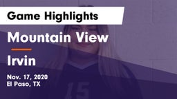 Mountain View  vs Irvin  Game Highlights - Nov. 17, 2020