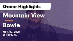 Mountain View  vs Bowie  Game Highlights - Nov. 20, 2020