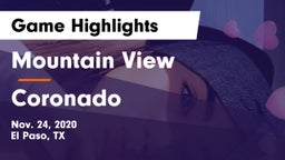 Mountain View  vs Coronado  Game Highlights - Nov. 24, 2020