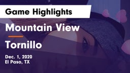 Mountain View  vs Tornillo  Game Highlights - Dec. 1, 2020