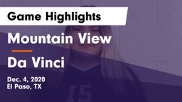 Mountain View  vs Da Vinci Game Highlights - Dec. 4, 2020