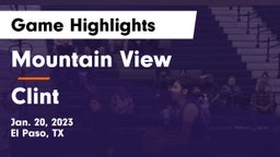 Mountain View  vs Clint  Game Highlights - Jan. 20, 2023