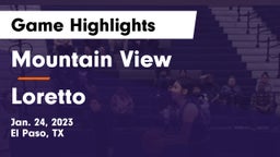 Mountain View  vs Loretto  Game Highlights - Jan. 24, 2023