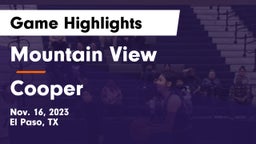 Mountain View  vs Cooper  Game Highlights - Nov. 16, 2023