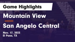 Mountain View  vs San Angelo Central  Game Highlights - Nov. 17, 2023
