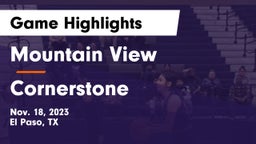 Mountain View  vs Cornerstone Game Highlights - Nov. 18, 2023