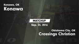 Matchup: Konawa vs. Crossings Christian  2016