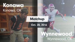 Matchup: Konawa vs. Wynnewood  2016