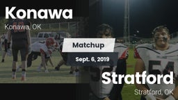 Matchup: Konawa vs. Stratford  2019
