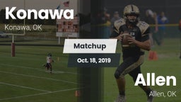 Matchup: Konawa vs. Allen  2019