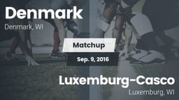 Matchup: Denmark vs. Luxemburg-Casco  2016
