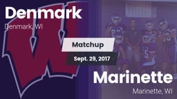 Matchup: Denmark vs. Marinette  2017