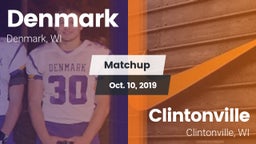 Matchup: Denmark vs. Clintonville  2019