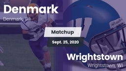 Matchup: Denmark vs. Wrightstown  2020