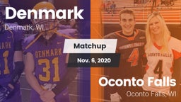 Matchup: Denmark vs. Oconto Falls  2020