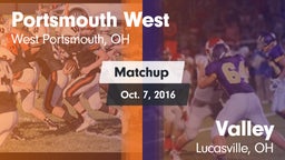 Matchup: Portsmouth West vs. Valley  2016