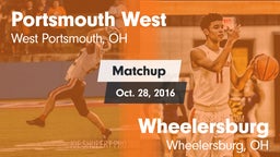 Matchup: Portsmouth West vs. Wheelersburg  2016