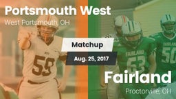 Matchup: Portsmouth West vs. Fairland  2017