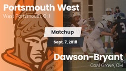 Matchup: Portsmouth West vs. Dawson-Bryant  2018