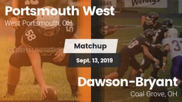 Matchup: Portsmouth West vs. Dawson-Bryant  2019