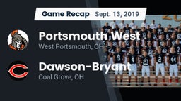 Recap: Portsmouth West  vs. Dawson-Bryant  2019