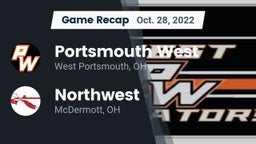 Recap: Portsmouth West  vs. Northwest  2022