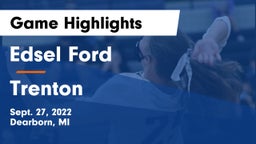 Edsel Ford  vs Trenton  Game Highlights - Sept. 27, 2022