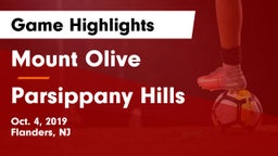Mount Olive  vs Parsippany Hills  Game Highlights - Oct. 4, 2019