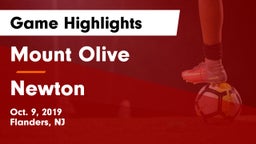 Mount Olive  vs Newton  Game Highlights - Oct. 9, 2019