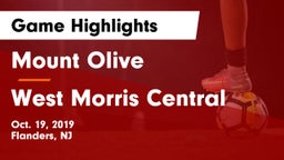 Mount Olive  vs West Morris Central  Game Highlights - Oct. 19, 2019