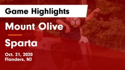 Mount Olive  vs Sparta  Game Highlights - Oct. 21, 2020