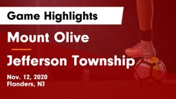 Mount Olive  vs Jefferson Township  Game Highlights - Nov. 12, 2020