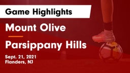 Mount Olive  vs Parsippany Hills  Game Highlights - Sept. 21, 2021