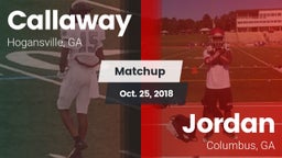 Matchup: Callaway vs. Jordan  2018
