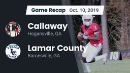 Recap: Callaway  vs. Lamar County  2019