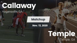 Matchup: Callaway vs. Temple  2020