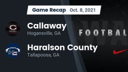 Recap: Callaway  vs. Haralson County  2021