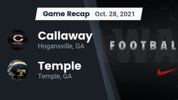 Recap: Callaway  vs. Temple  2021