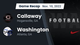 Recap: Callaway  vs. Washington  2022