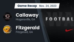 Recap: Callaway  vs. Fitzgerald  2023