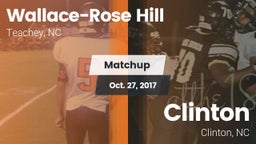 Matchup: Wallace-Rose Hill vs. Clinton  2017