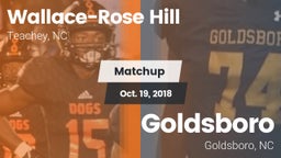 Matchup: Wallace-Rose Hill vs. Goldsboro  2018
